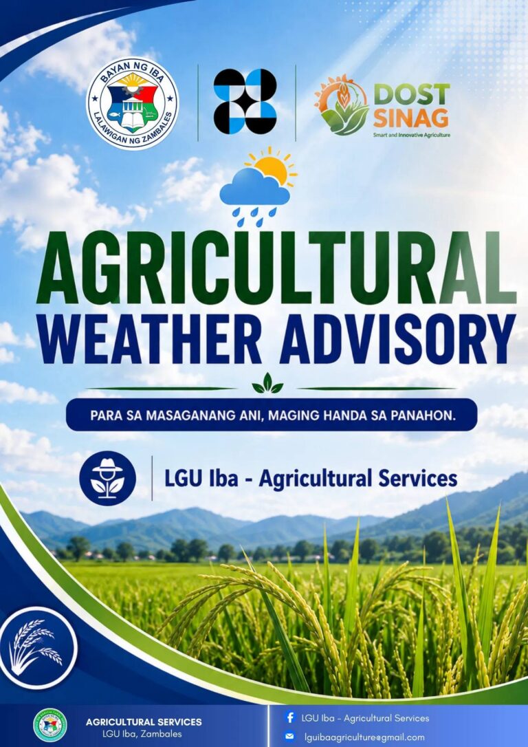 AGRICULTURAL WEATHER & CROP ADVISORY